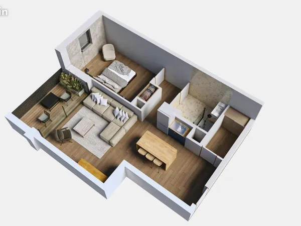 Appartement 2 pièces 47 m² 