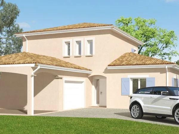 Projet de construction d'une maison 136 m² avec terrain à CUGNAUX (31) au prix de 419017€. 