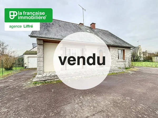 Maison de bourg 122 m² - Liffré - terrain de 800 m² 