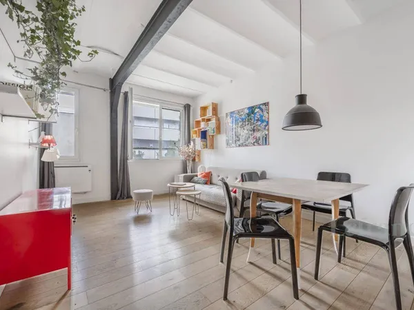 Vends loft - 47.92m² - 2 pièces, 1 chambre - Paris 