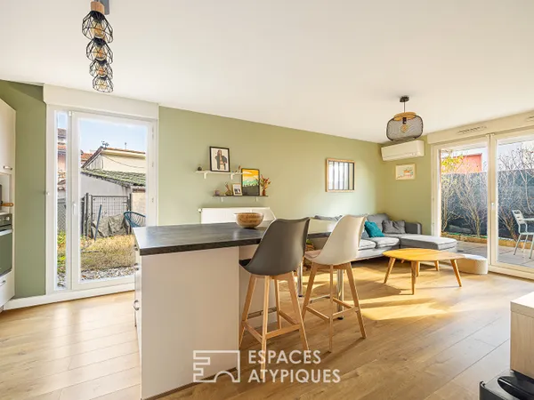 Appartement en rez-de-jardin 