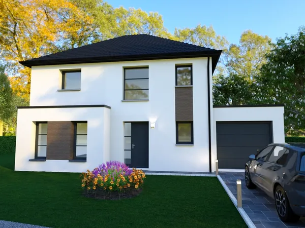 Terrain + maison 107 m² 