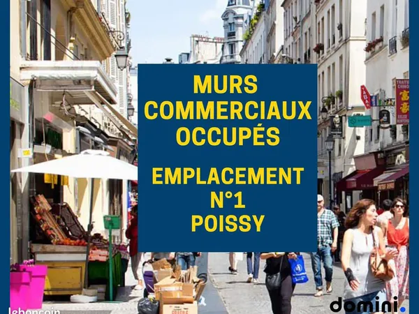 Murs commerciaux 70 m² Poissy 