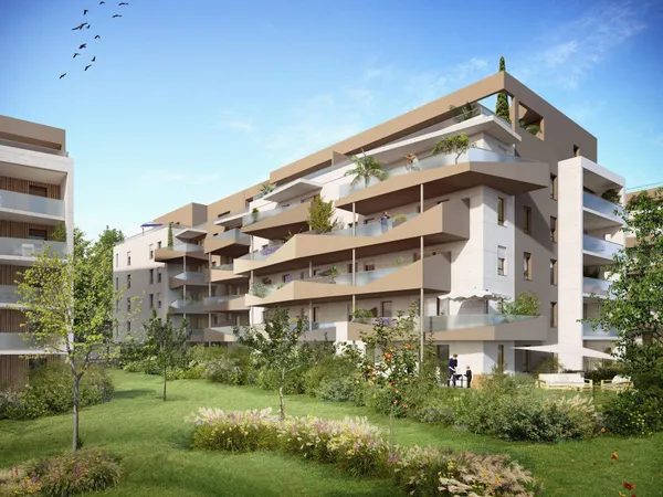 Appartement T3 de 68 m² avec un balcon de 10,93 m² 