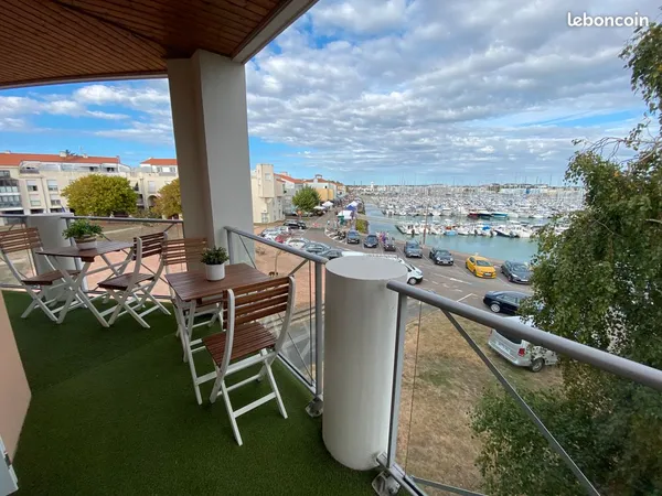 Appartement vue port olona aux sables d'olonne 
