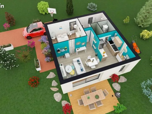 Maison 50 m² Biard 
