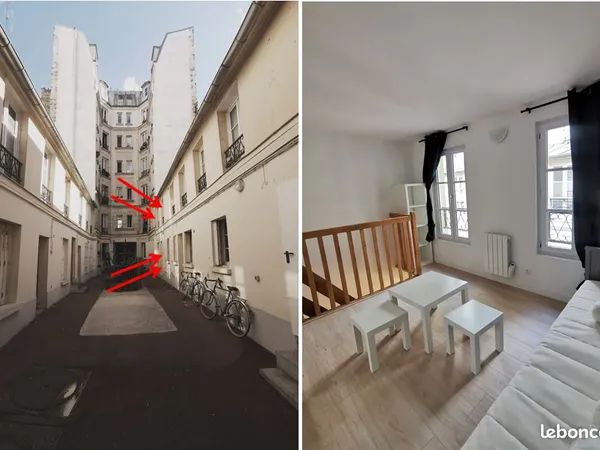 Charmant T1 meublé en duplex de 21m2 