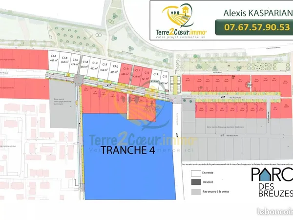 Terrain 392 m² Bourges 