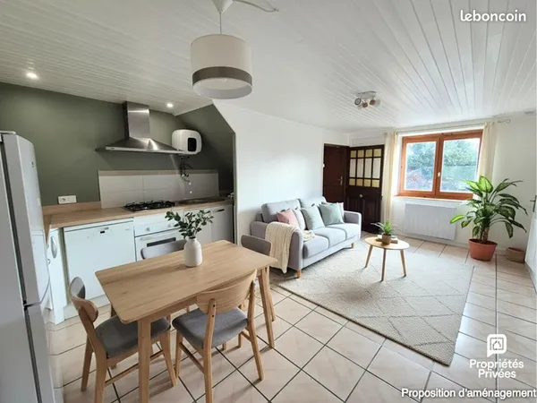 Appartement 2 pièces 51 m² 