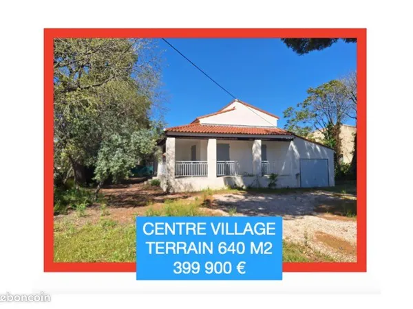 Villa sur 600m2 plain-pied 