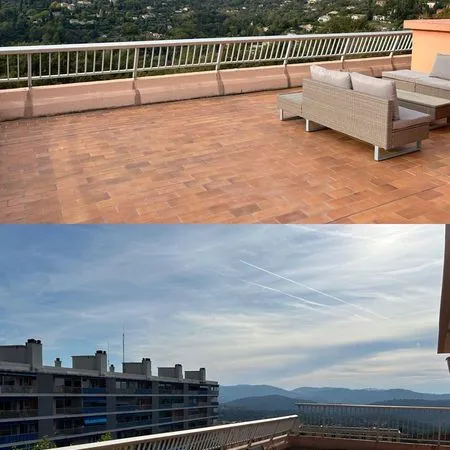 Toit-terrasse T3 meublé 60m² + terrasse 120m² - Grasse St-Jacques 
