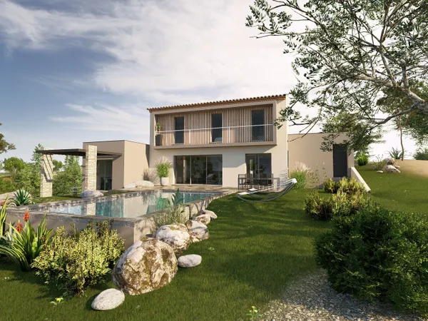 Villa d'architecte sur parcelle de 1 060 m² 