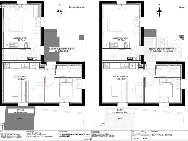 Immeuble 6 pièces 100 m² 
