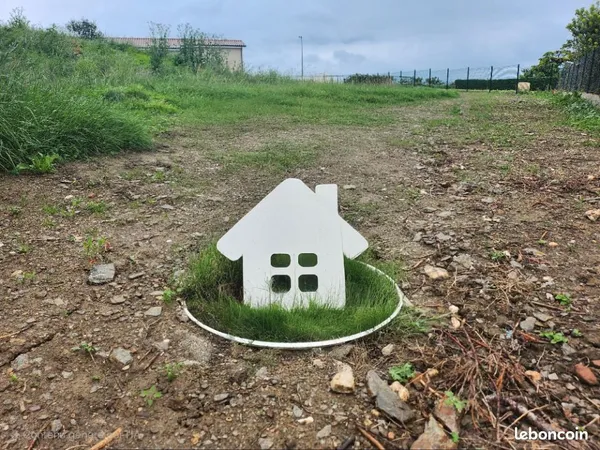 Terrain 460 m² Pont Eveque 