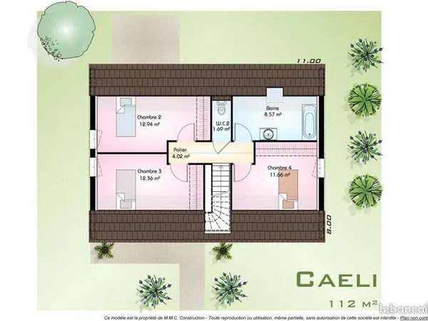 Maison 6 pièces 112 m² 