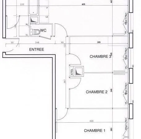 Appartement 4 pièces 79 m² 
