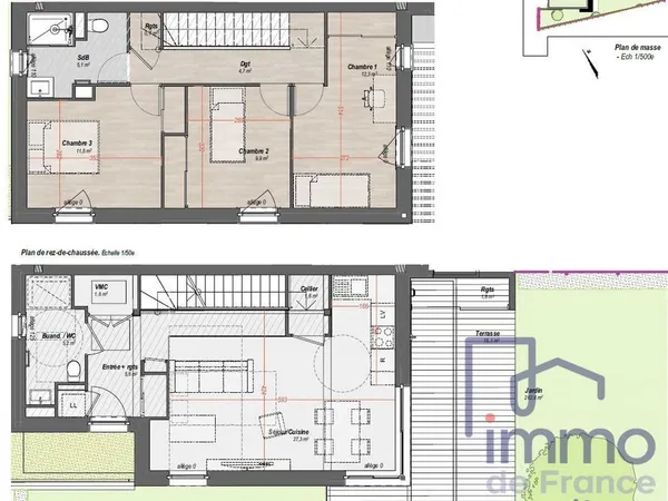 Duplex 4 pièces 86 m² 