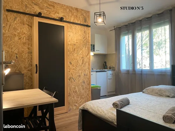 🏡 Studio meublé avec terrasse (Uniquement étudiant) 