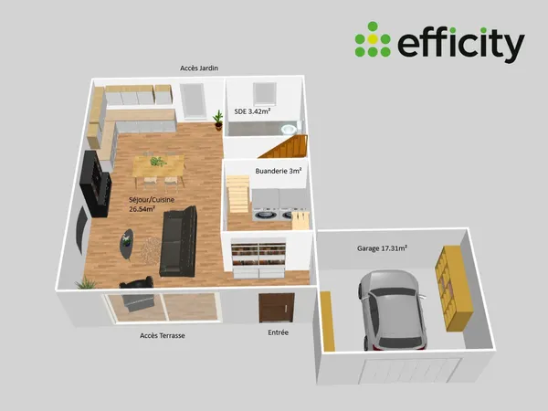 Maison 4 pièces 77 m² 
