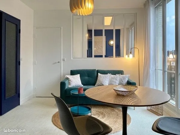2p meublé * 40 m² * 1.295 cc * chauffage inclus * cave 