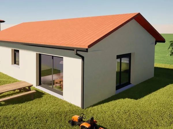 Maison de plain-pied 4 pièces 90 m² 