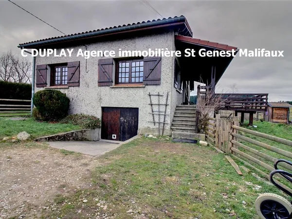 Marlhes 42660 dans un hameau à 1,5 km du centre du village, maison traditionnelle sur sous-sol 