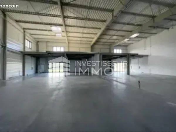 Local industriel 1 500 m² 
