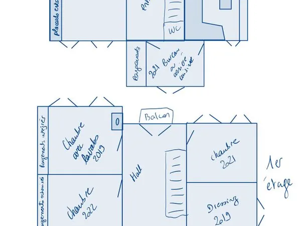 Maison de maître individuelle - 260 m² habitables - 10 min à pied du centre-ville 