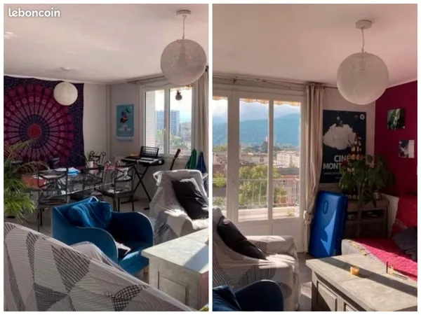 1 chambre meublée en collocation à 3, Saint Martin d'heres proche campus 