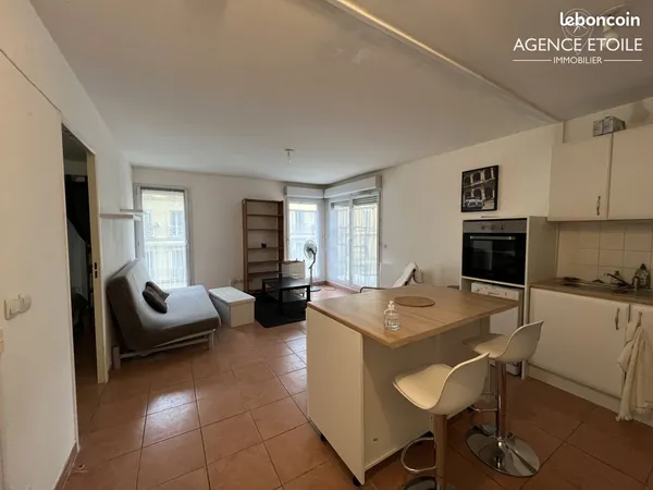 Appartement 2 pièces 38 m² 