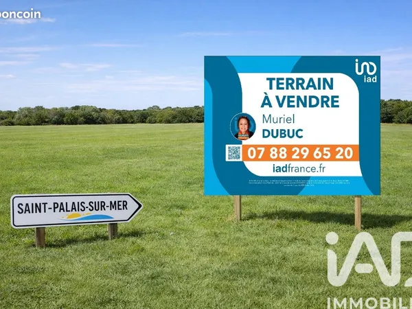 Terrain 1418 m² Saint-Palais-sur-Mer 