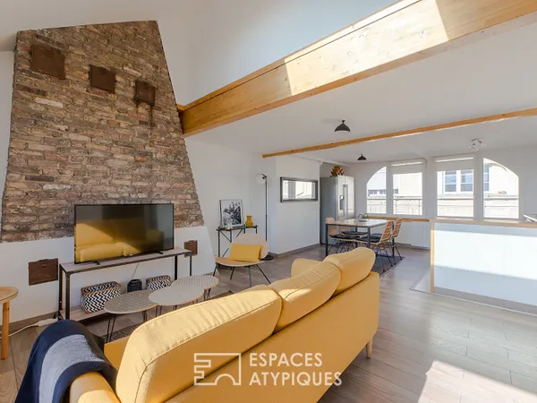 Duplex meublé avec vue imprenable sur Rouen 