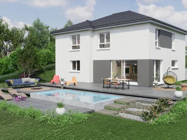 Terrain + maison 134 m² 