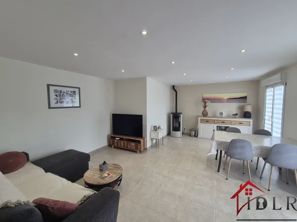 PLAIN PIED DE 100m2 AVEC 4 CHAMBRES + JARDIN 