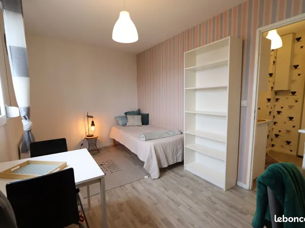 Studio / T1 meublé au calme Parc Tête d'Or / La Doua 