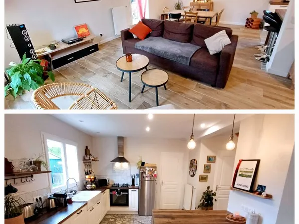 Maison meublée 3 chambre Villefranche-sur-Saône 