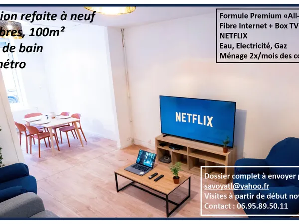 Loue maison en colocation 