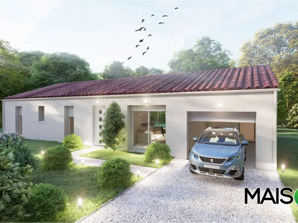Terrain + maison 110 m² 