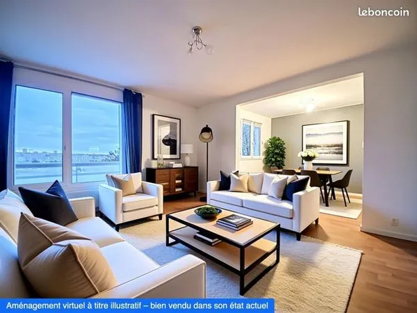 Appartement 3 pièces 80 m² 