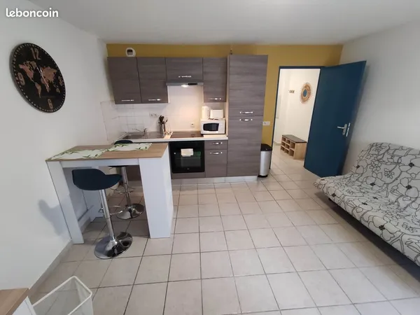 Grand studio meublé ETUDIANT 27m² refait à neuf 