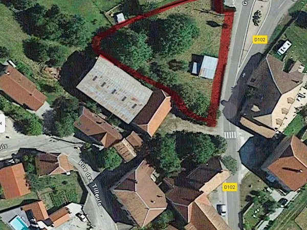 Terrain 1500 m² MONTROND LE CHATEAU 