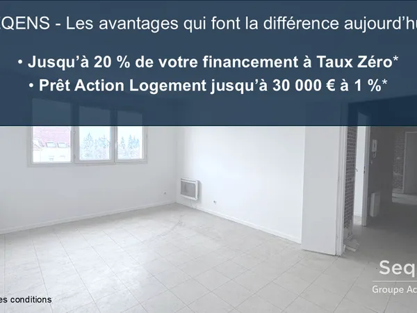 Appartement 3 pièces avec emplacement de stationnement 