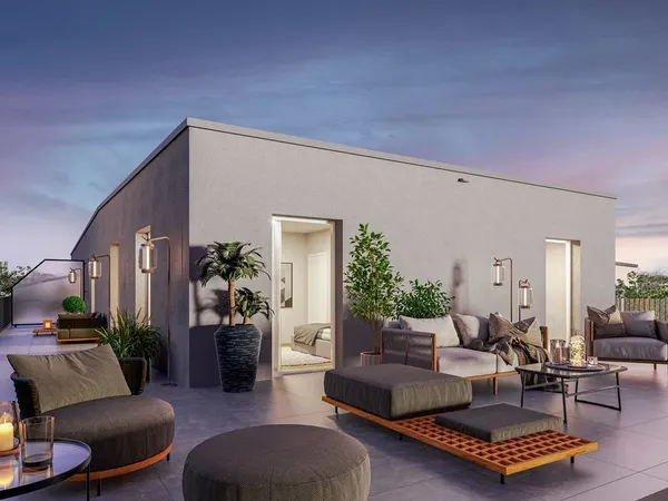 NOUVEAU A DIJON" T4 EN ATTIQUE - TERRASSE 30M2 - A 2 PAS DU CENTRE ET 150M DU TRAM" 