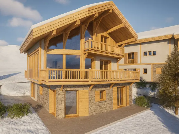 Projet Chalet neuf de 217 m2 + double garage 