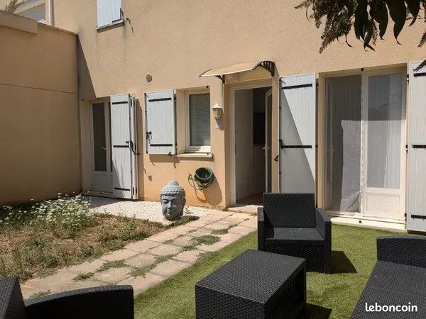 T2 meublé rez de jardin 49m2 