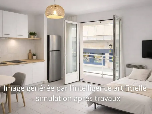 Appartement 1 pièce 19 m² 
