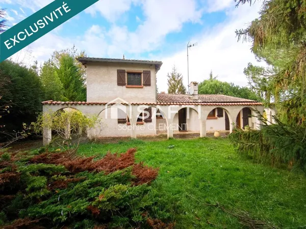 Lautignac - Maison 3 chambres + bureau + garage - 5300 m² jardin 