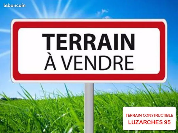 Terrain 400 m² Luzarches 