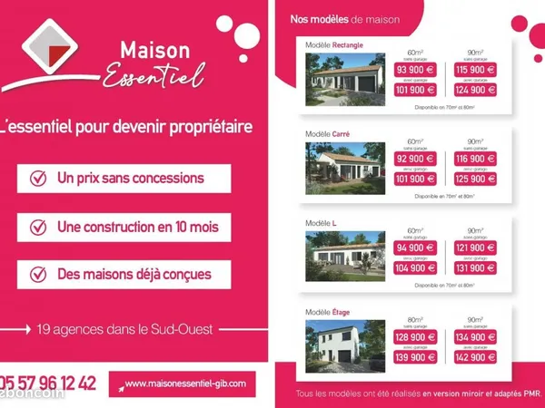 Maison 80 m² Le Teich 