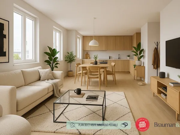 4 PIÈCES de 88m² + PKG(s) 
